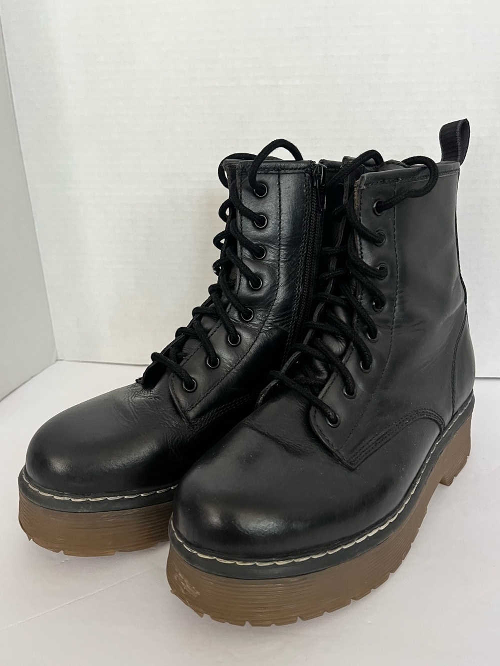 Roolee Elvis Black Platform Boots